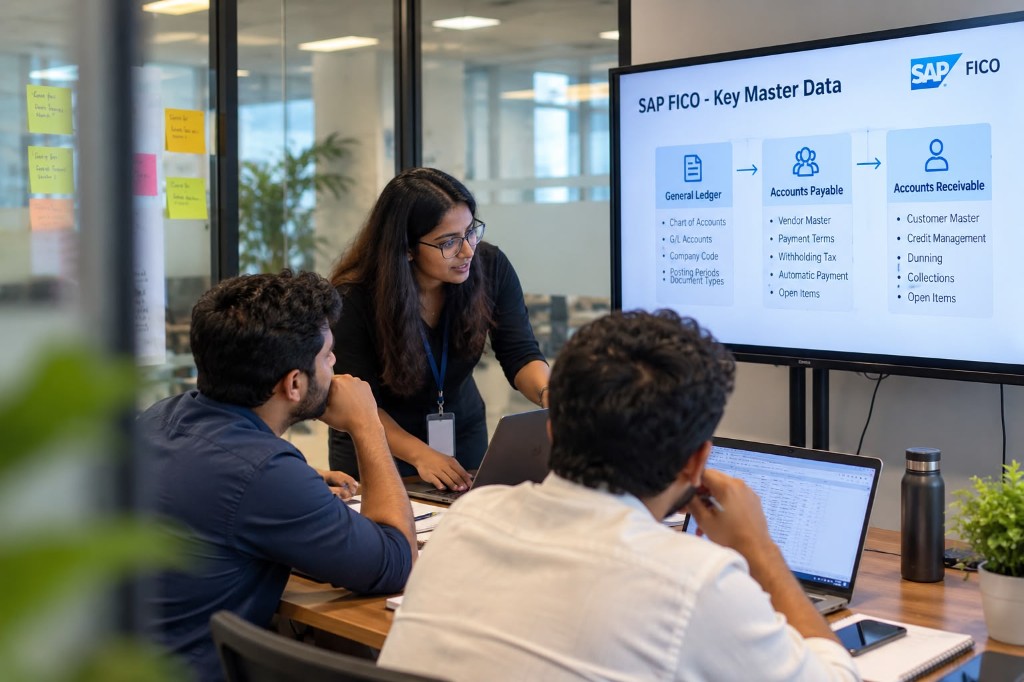 SAP FICO training session