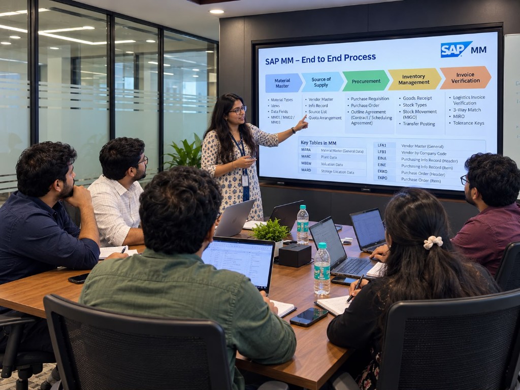 SAP MM classroom session
